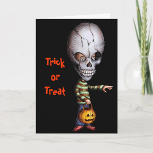 Carte Enfant de crâne - Halloween