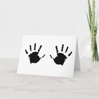Carte Enfant Handprints