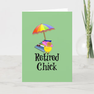 Carte Enfant retraité, Humour de retraite (arrière - pla