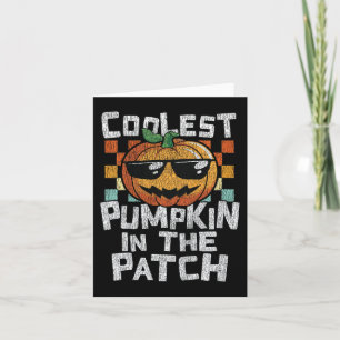 Carte Enfants Citrouille la Plus Cool du Patch Toddler G