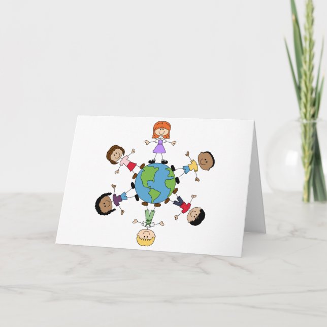 Carte Enfants dans le monde (Devant)