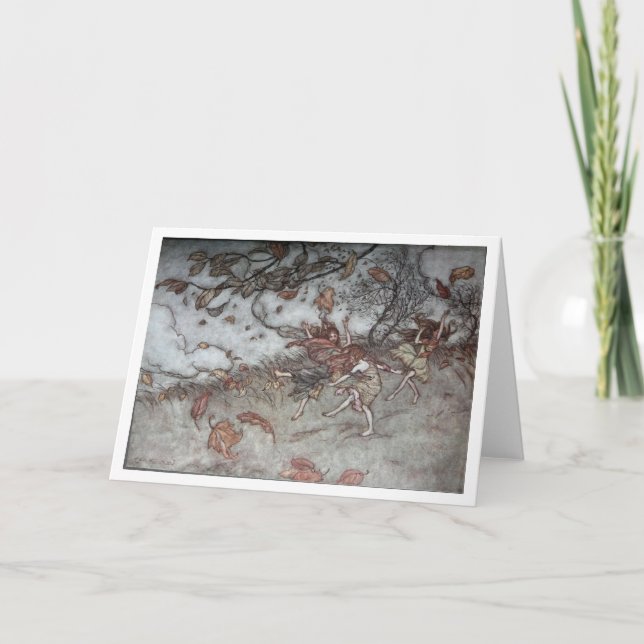 Carte Enfants dans les jardins (blanc à l'intérieur) (Devant)