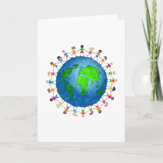 Carte Enfants du monde (Devant)