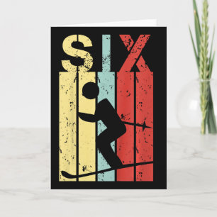 Carte Enfants faisant du ski 6 Garçon Fille Anniversaire