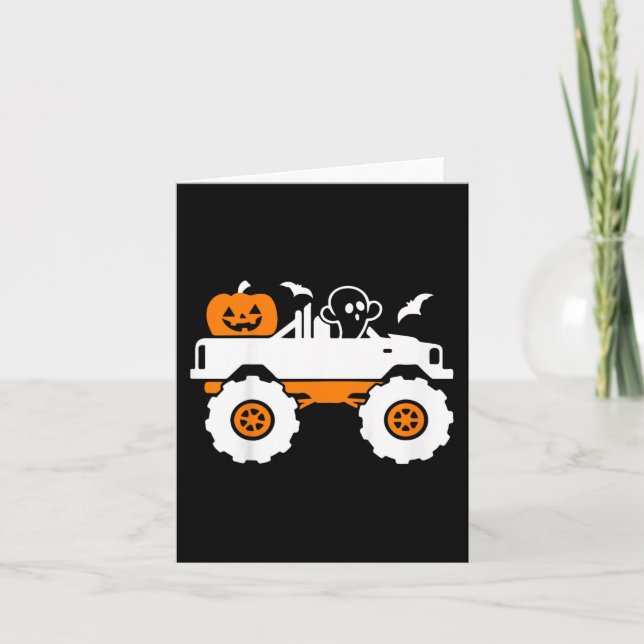 Carte Enfants Fantôme Citrouille équitation Monster Cami (Devant)