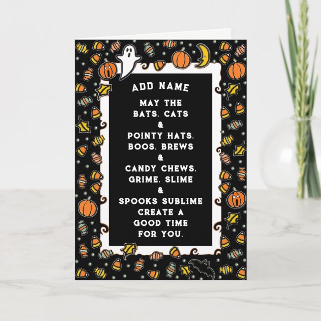 Carte Enfants Halloween (Devant)