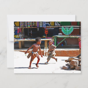 Carte Enfants jouant