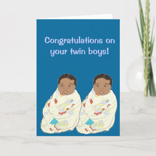 Carte Enfants jumeaux
