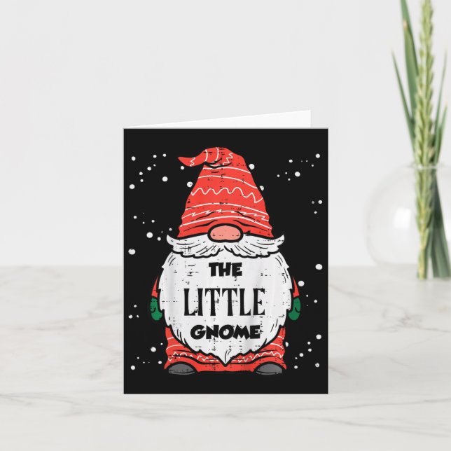 Carte Enfants Le Petit Gnome Xmas Correspondant Noël Fam (Devant)