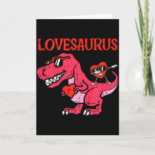 Carte Enfants Lovesaurus Dino Trex Dab Cœur Tout-Petits