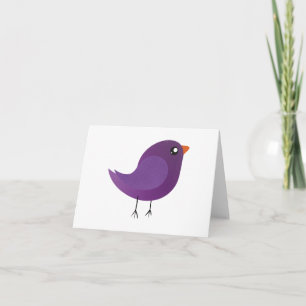 Carte Enfants mignonette birdy