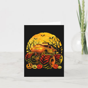 Carte Enfants Monster Camion Halloween Jack-o'-lantern G