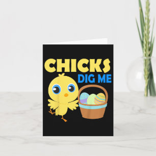 Carte Enfants Poussins Me Creg Pâques Chasse aux Oeufs P