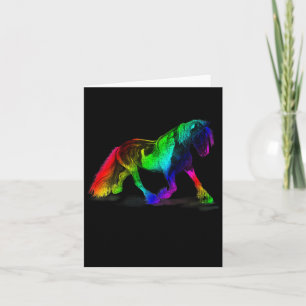 Carte Enfants Rainbow Horse Horseback équitation Esquire