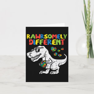 Carte Enfants Rawrsomement Différents Trex Dino Garçons