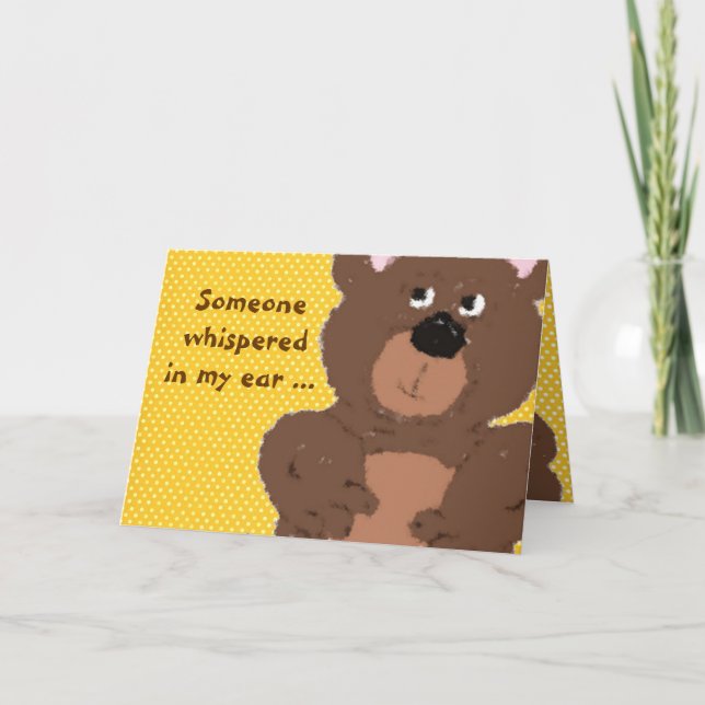 Carte Enfants Teddy Bear Se Bien (Devant)