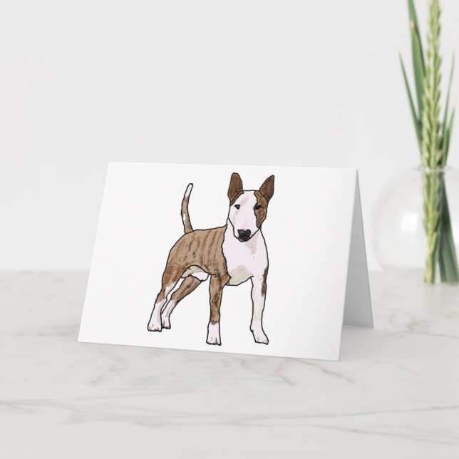 Carte English Bull Terrier (Devant)