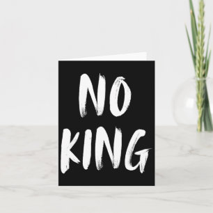 Carte Énoncé Save Our Democracy No Kings In America