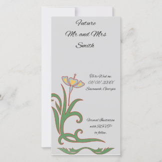 Carte Enregistrer les dates Style Art nouveau