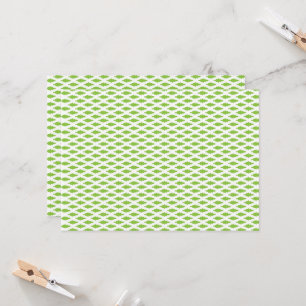 Carte Ensemble de dossiers verts botaniques