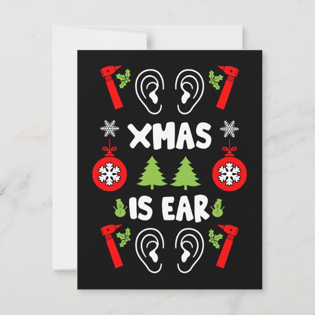 Carte ENT Doctor Christmas (Devant)