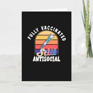 Carte Entièrement Vacciné Toujours Antisocial