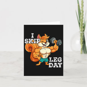 Carte Entraînement de poids de gymnastique I Skip Leg Da