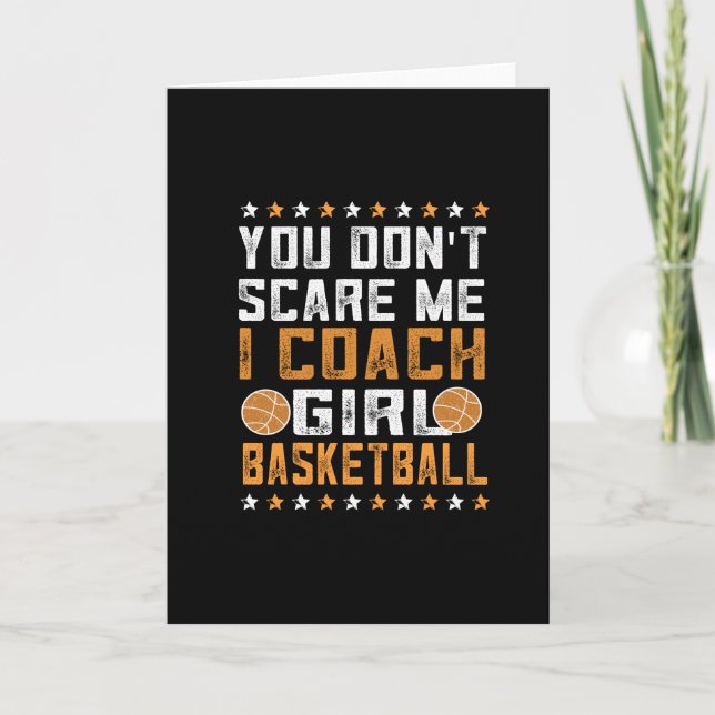 Carte Entraîneur De Basket-Ball| Amateur de basket-ball (Devant)