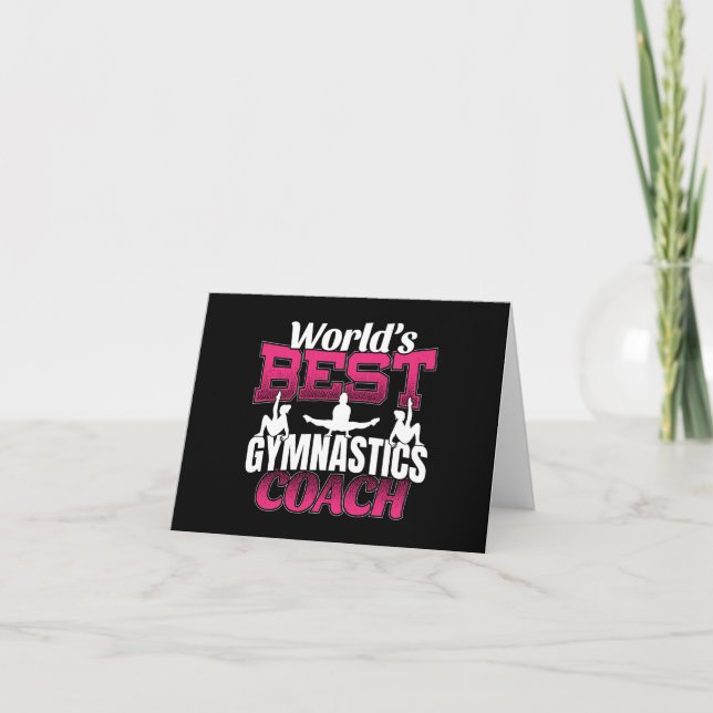 Carte Entraîneur mondial de gymnastique féminine (Devant)