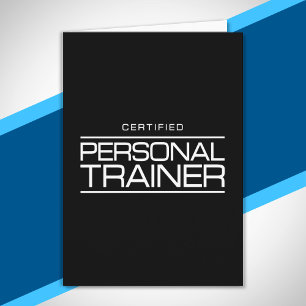 Carte Entraîneur personnel certifié pour la santé