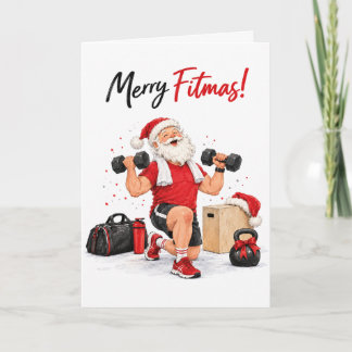 Carte Entraîneur Personnel Personnalisé Joyeux Noël Fitm