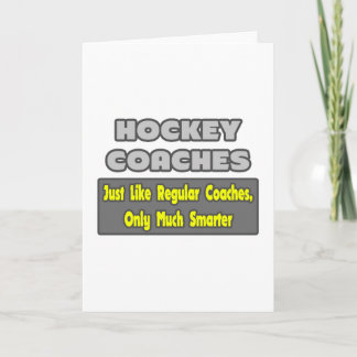 Carte Entraîneurs de hockey...