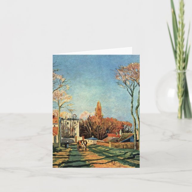 Carte Entrée Camille Pissarro Village des Voisins (Devant)