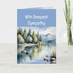 Carte Envoi d'amour et de prières Sympathie Temps de la 