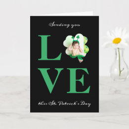 Carte Envoi d'amour Shamrock photo St. Patrick's Day