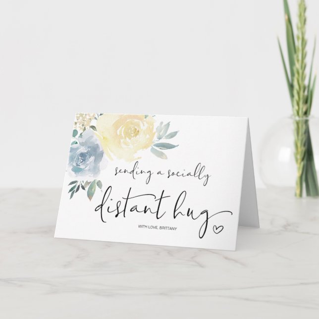 Carte Envoi De Cochons Vous Manque Socialement Distant Q (Devant)