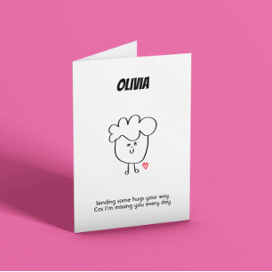 Carte Envoi de porcs personnalisables Anniversaire