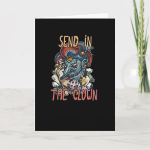 Carte Envoyer dans le clown
