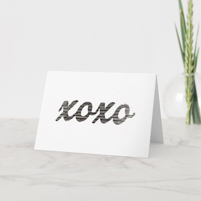 CARTE ENVOYER DES KISSES ET DES HUGS À CELUI QUI ME MANQ (Devant)