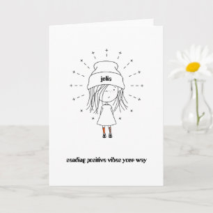 Carte Envoyer des vidéos positives à votre façon fille m