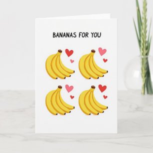 Carte Envoyez des Bananes Pour Vous
