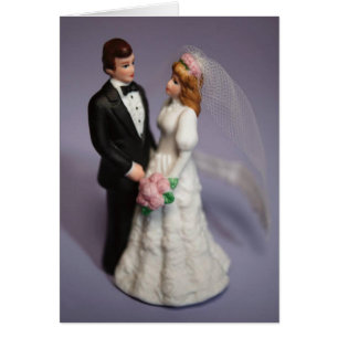 Carte épatante de gâteau de mariage (1)