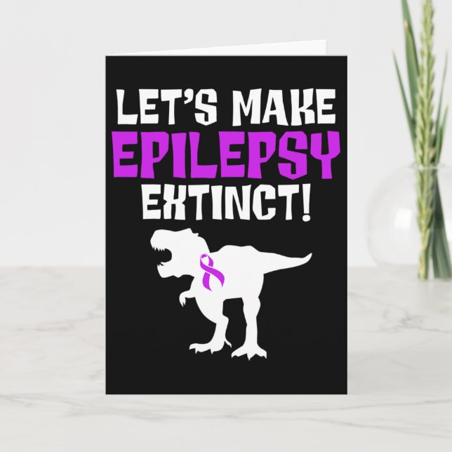 Carte Epilepsy Awareness Make Epileptic Warrior Survivor (Devant)