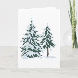 Carte Épinettes enneigées