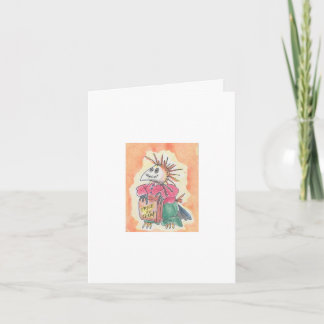 Carte Épouvantail de Halloween