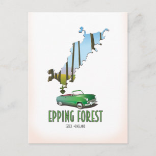 Carte Epping Forest Essex England