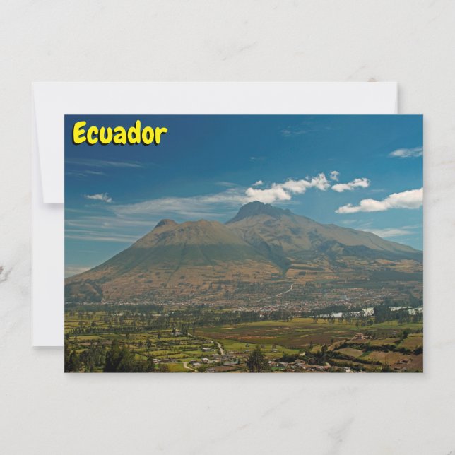 Carte Équateur (Devant)