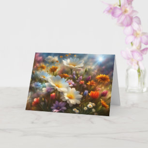 Carte Équinoxe de printemps Ostara Beau printemps