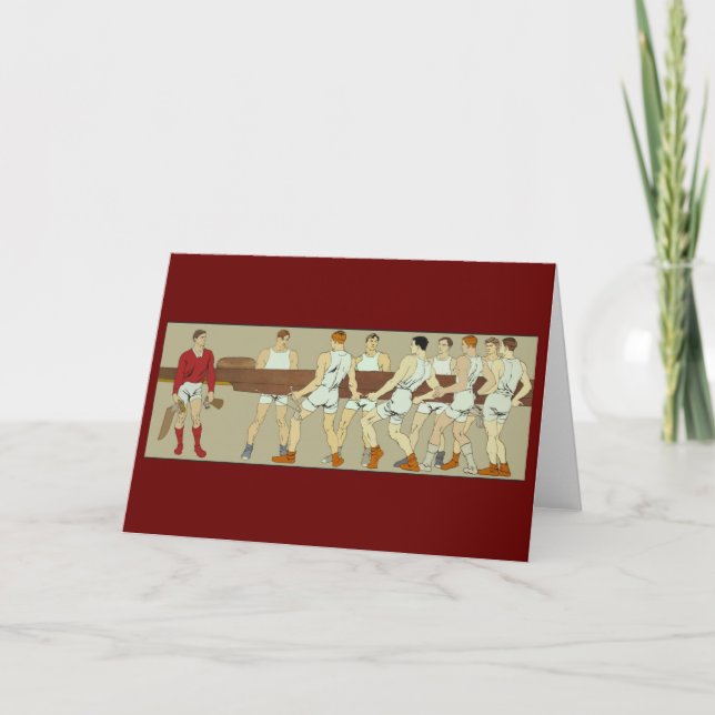 Carte Équipage d'aviron par Penfield Fine Art Gay (Devant)