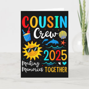 Carte Équipage de cousins 2025 Voyage de famille à la pl